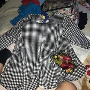 Checkered blouse